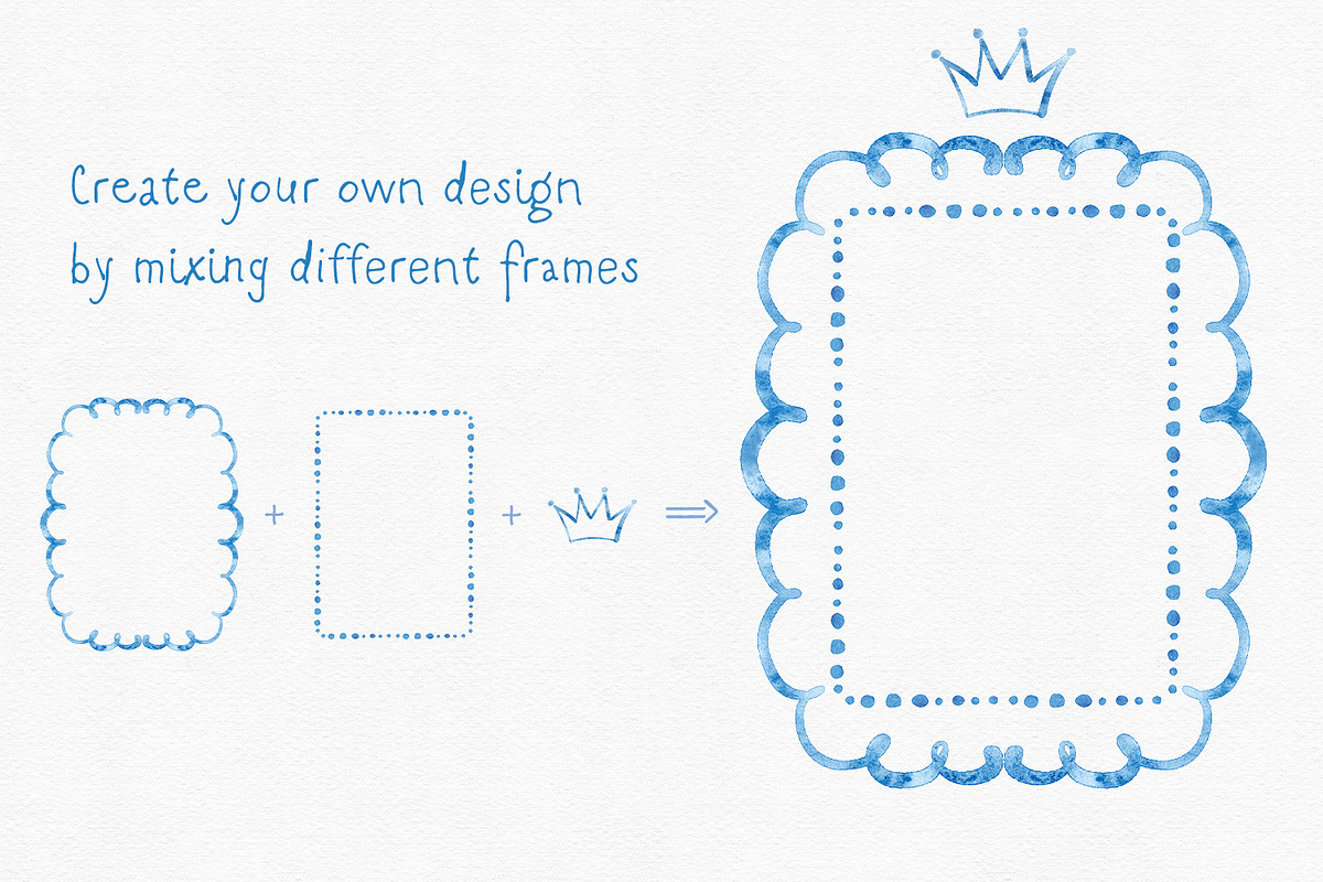 Frames Baby Shower Blue Clipart, an Object Graphic by Solo Art Original (Photo 6 of 10)