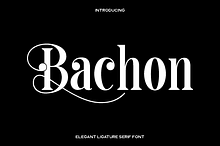 Bachon - Elegant Ligature Serif