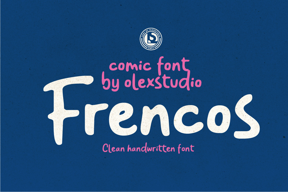 FRENCOS Olstd - Comic Font, a Handwritten Font by Olexstudio (Photo 1 of 7)