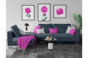 White & Pink Realistic Peonies Set, an Illustration by MarynaPetrovska (Thumbnail 8 of 23)