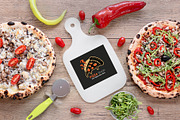 Modern Pizza Logo Collection, a Branding & Logo Template by YUDesignStore (Thumbnail 9 of 12)