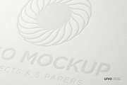 Logo Mockup, an Advertising Mockup by Unio Designs (Thumbnail 4 of 6)