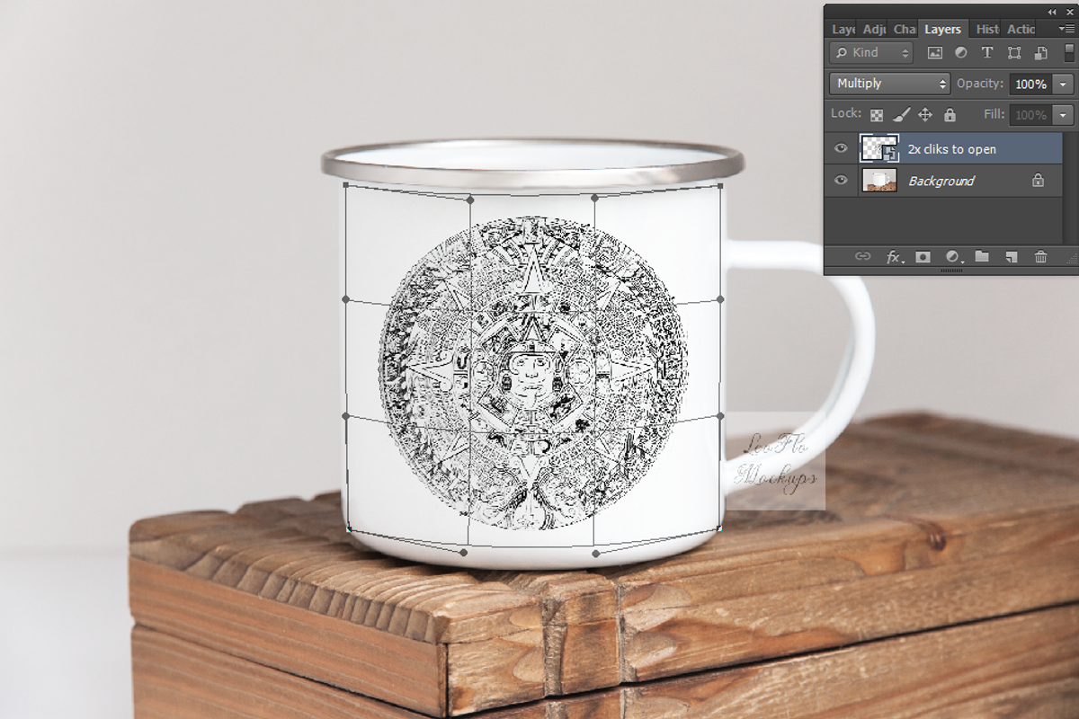 Metal cup Enamel tin mug mockup psd, a Cups & Container Mockup by Leo Flo Mockups (Photo 2 of 3)