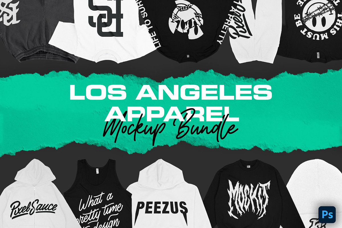 Los Angeles Apparel Mockups, a Hoody Mockup by Pixel Sauce™ (Photo 1 of 6)