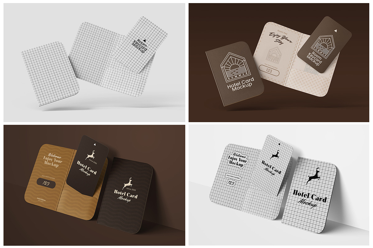 Hotel Room Card PSD Mockup Set, a Books & Magazine Mockup by Remnand Studio (Photo 9 of 10)