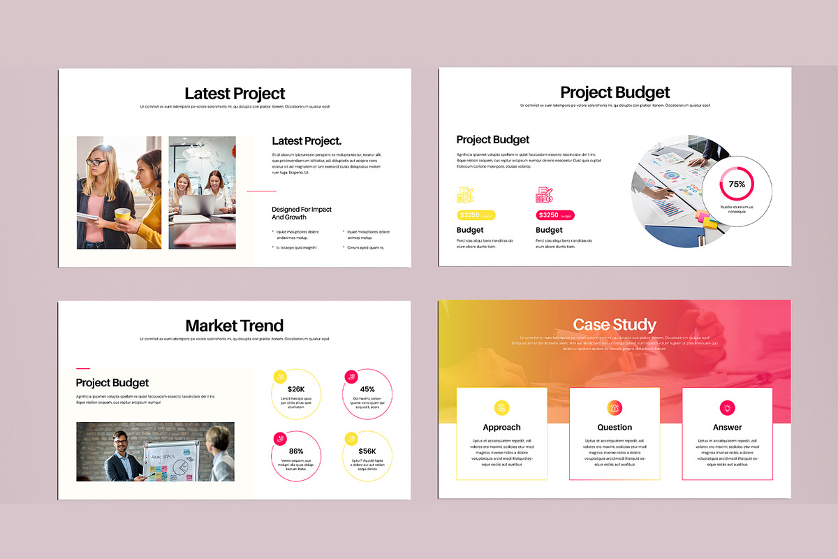 Project Proposal Presentation Design, a Presentation Template by MightyDesign (Photo 4 of 8)