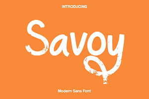 Savoy - Modern Sans Font