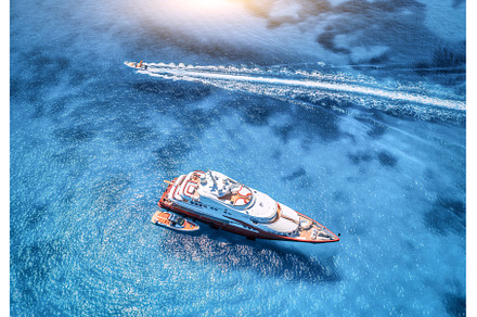 Aerial view of beautiful luxury, a Nature Photo by den-belitsky