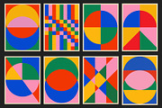 40 BAUHAUS POSTERS VECTOR SET, a Pattern Graphic by craftlove (Thumbnail 6 of 9)