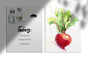 Watercolor vegetables, a Food Illustration by iri-illustration (Thumbnail 8 of 12)