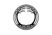 Tree of Life Circle Frame Bundle, an Illustration by Gaye Art (Thumbnail 35 of 51)