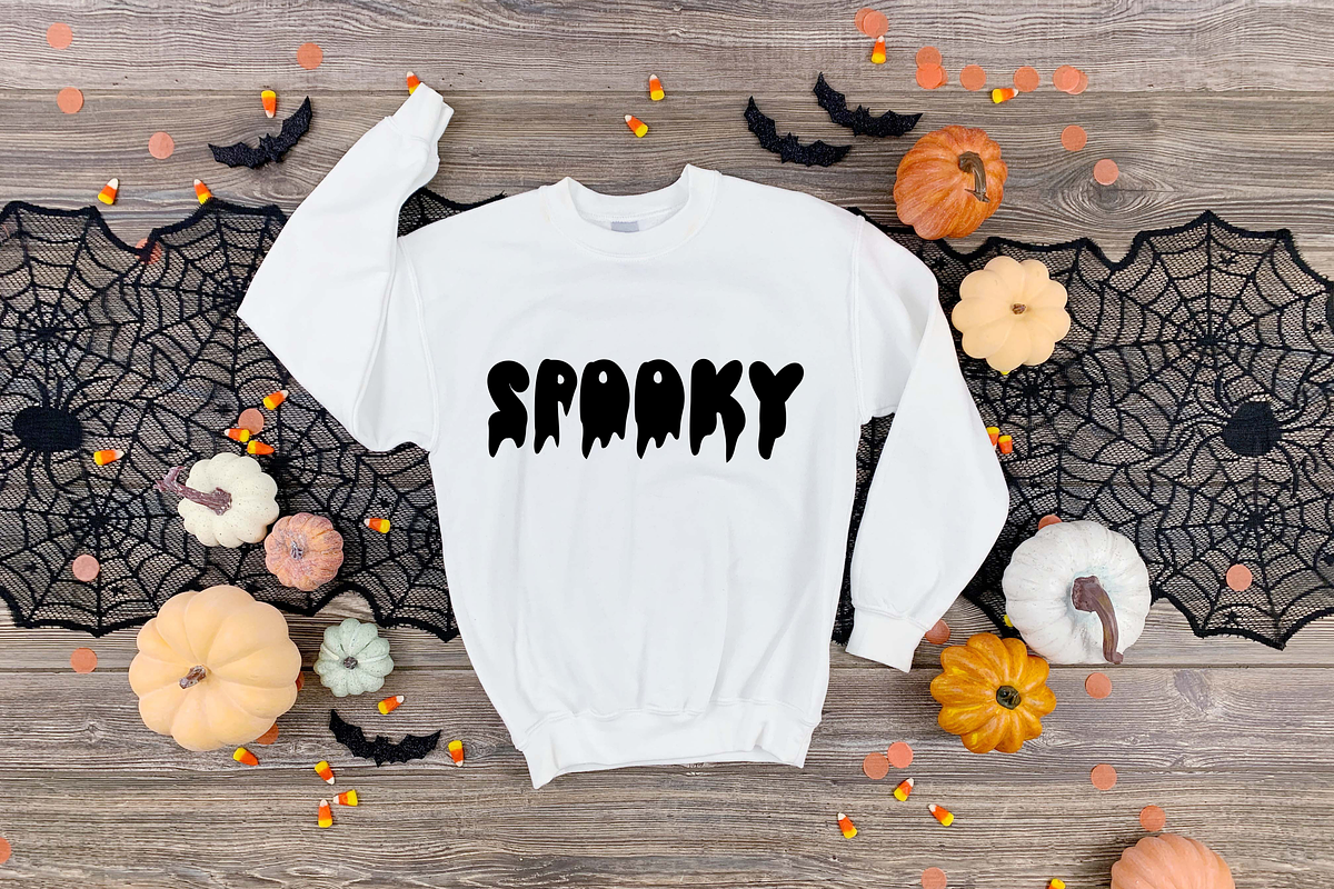 Retro Halloween Font, a Handwritten Font by Dm Studio (Photo 5 of 7)