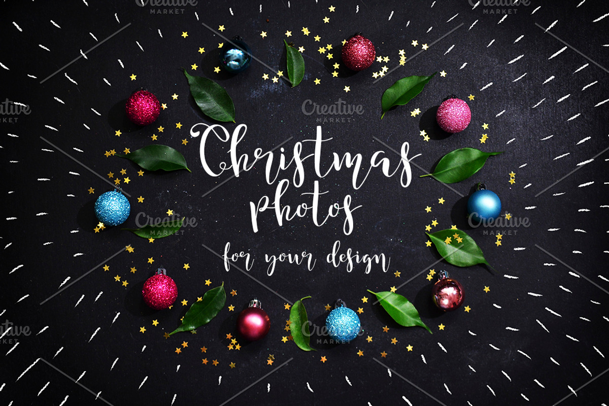 Merry Christmas  set., a Decorative Illustration by mikka_kika (Photo 1 of 6)