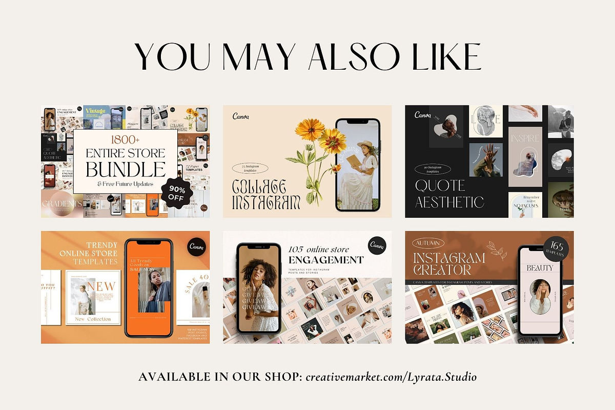Instagram Inspirational Quotes CANVA, a Social Media Template by Lyrata Studio (Photo 14 of 14)