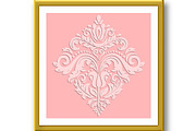 Oriental Vector Pattern With 3D, a Decorative Illustration by FineArtStudio (Thumbnail 3 of 3)