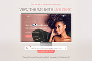 Beauty Salon Squarespace Site, a Squarespace Template by vectorocean (Thumbnail 2 of 11)