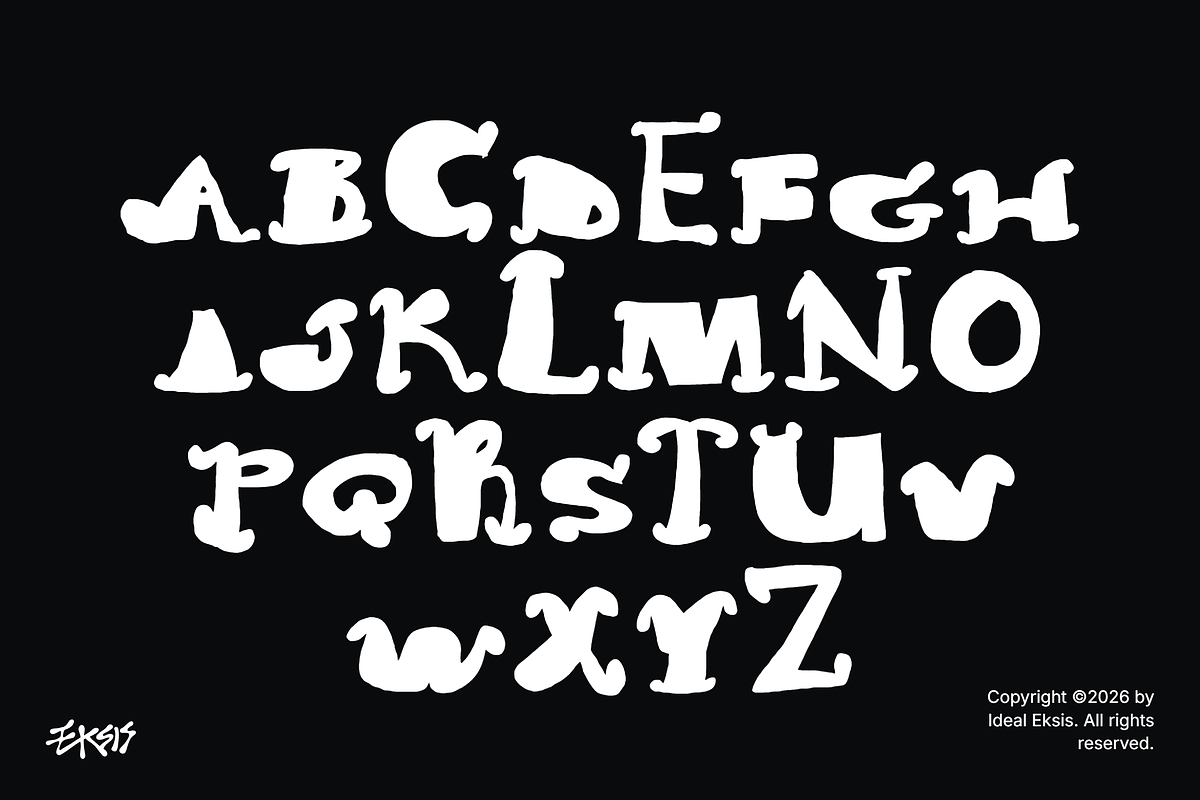Cober Mundo, a Handwritten Font by Ideal Eksis (Photo 9 of 9)