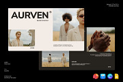 AURVEN Brand Strategy Presentation, a Presentation Template by ShowUp! Studio (Thumbnail 1 of 4)