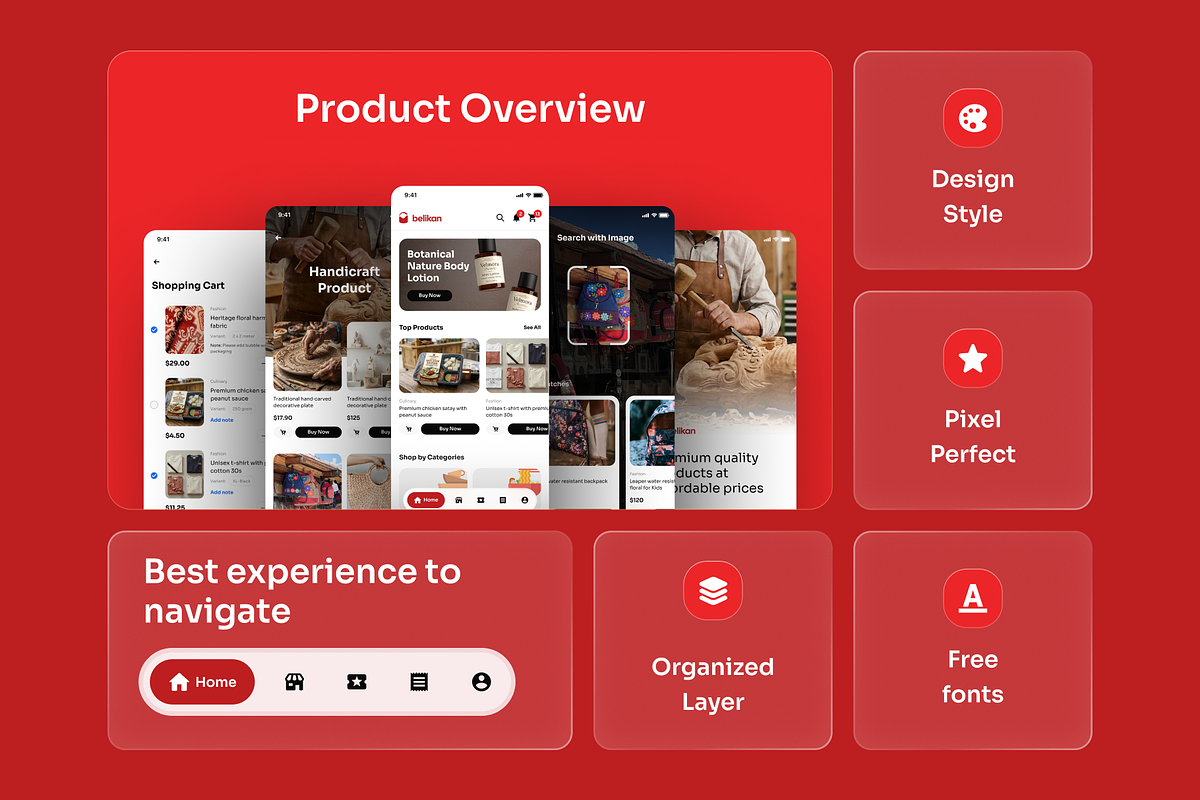 Belikan - Small Medium E-Commerce, an UI Kit Template by Agensip Design Agency (Photo 3 of 10)