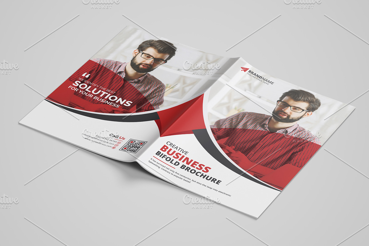 Corporate Bifold Brochure, a Brochure Template by GraphicsBurg (Photo 8 of 9)