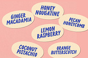 Lemon Milkshake Typeface and Dings, a Font by Nicky Laatz (Thumbnail 7 of 21)