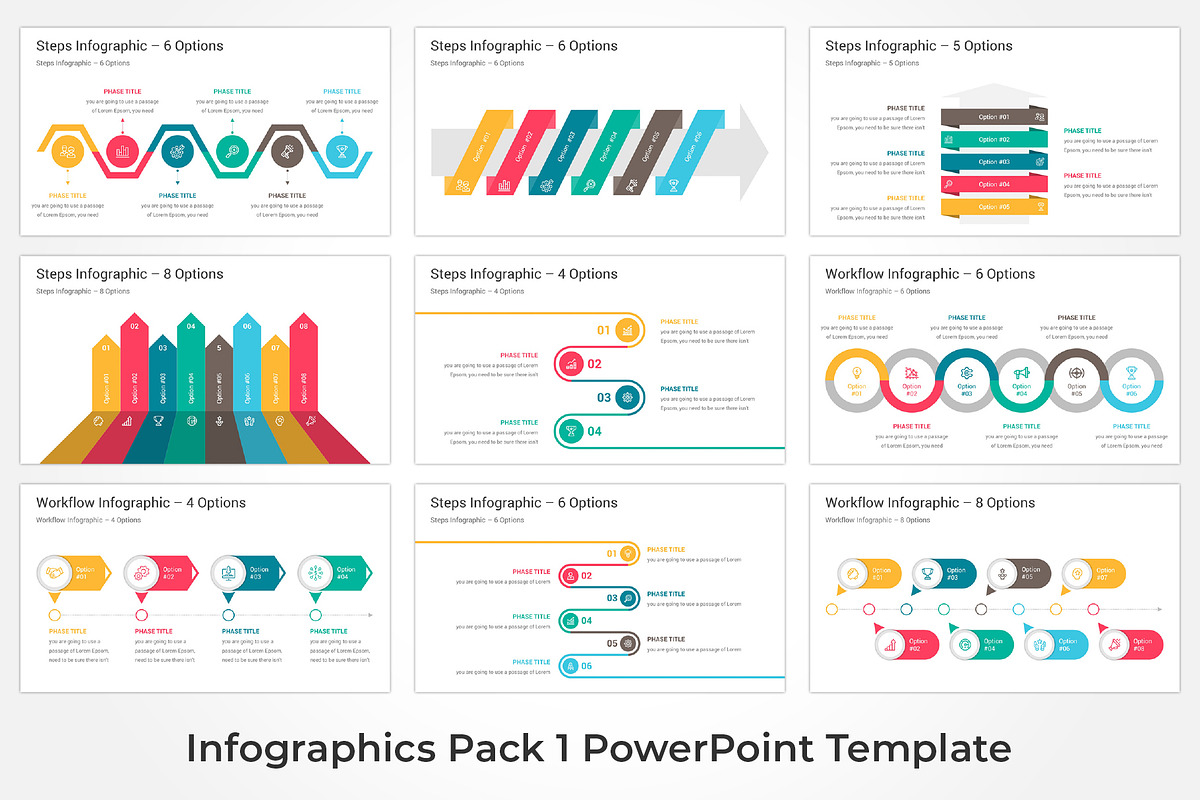 Infographics Pack1 Template, a Presentation Template by GraphicStan (Photo 7 of 20)