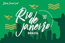 Rio de Janeiro Script Brush Font