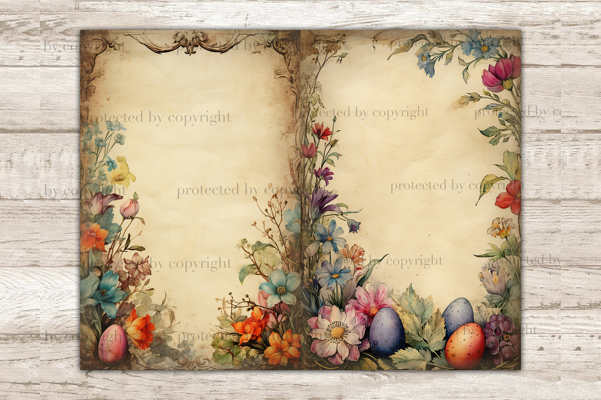 Victorian Easter Ephemera, a Seasonal Illustration by GlamArtZhanna (Photo 6 of 10)