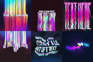 Melted - Trippy Text Distortions