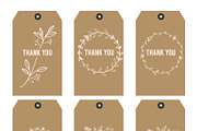 Thank you Printable tags II updateV2, a Card Template by MooBeer (Thumbnail 1 of 2)
