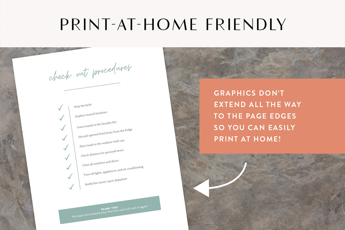 Beach House Check Out List - Airbnb, a Templates & Theme by Kin Studio (Photo 5 of 5)