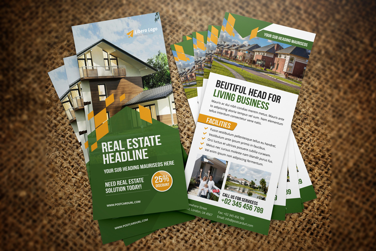 Rack Card DL Flyer Design v2, a Flyer Template by Miyaji75 (Photo 3 of 6)
