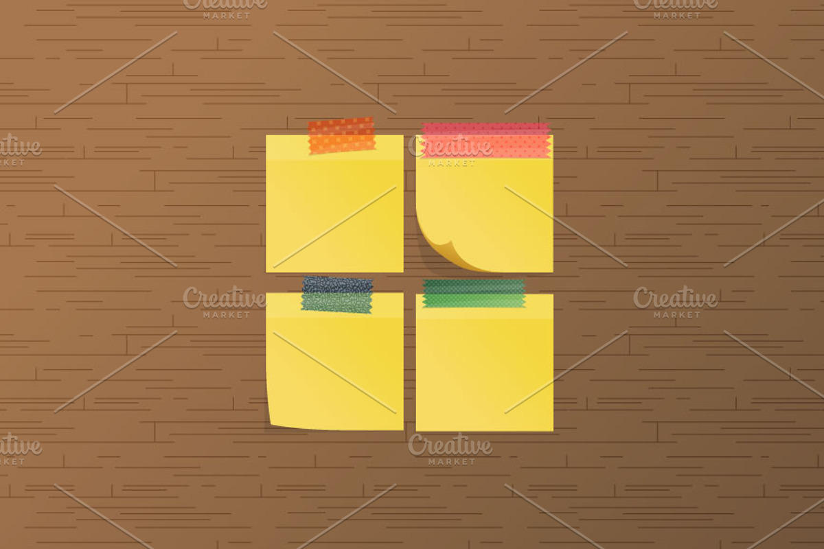 Paper Note Set preview 5