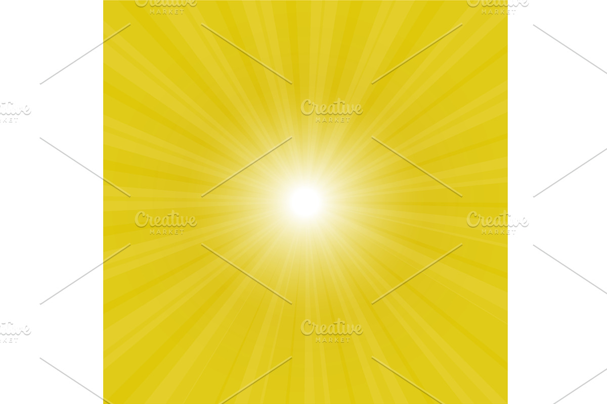 sunburst back illustration, an Illustration by piter.goskov
