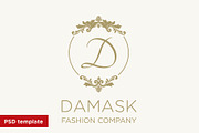 Damask, royal baroque emblem, PSD, a Templates & Theme by Bloom21Art (Thumbnail 1 of 3)