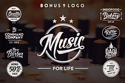 Roverd W+D - Vintage Retro Font, a Script Font by dexsarharryfonts (Thumbnail 5 of 5)