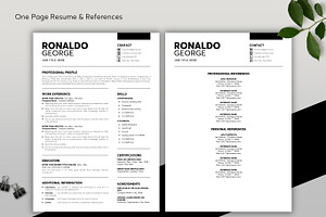 ATS Resume CV Word & Google Docs 57