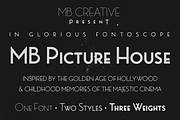 MB Picture House, a Sans Serif Font by Ben Burford Fonts (Thumbnail 1 of 3)