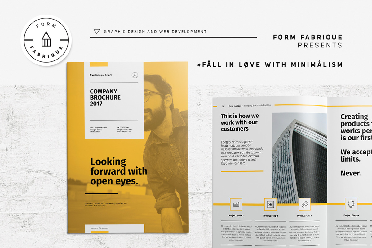 Company Brochure, a Brochure Template by Form Fabrique (Photo 1 of 10)