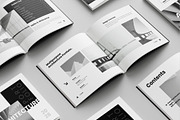 Square Architecture Portfolio Design, a Brochure Template by Spark_Creative (Thumbnail 2 of 14)