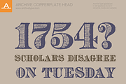 Archive Copperplate Head, a Font by Archive Type Fonts (Thumbnail 2 of 3)