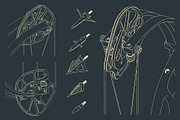 Compound Hunting Bow Set, a Sport Illustration by Blacklight (Thumbnail 5 of 8)
