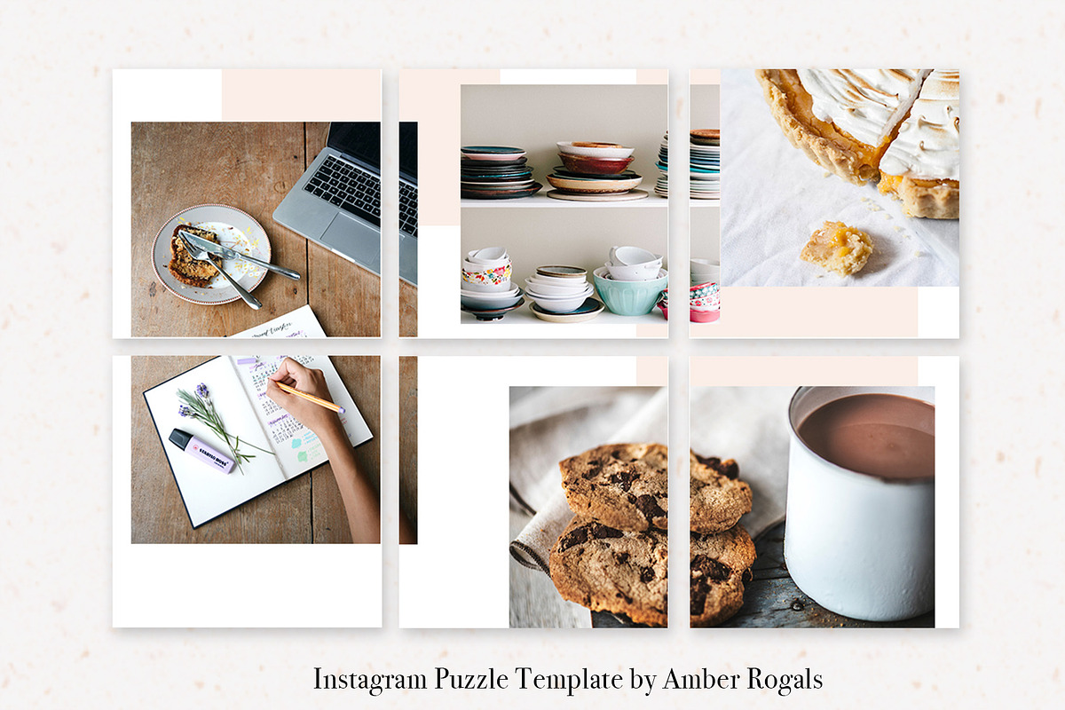 Beautiful Instagram Puzzle Template, a Social Media Template by amberrogals (Photo 7 of 7)