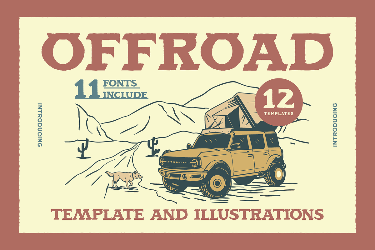 Offroad Graphic Collection, an Object Illustration by Skilline Supply Co. (Photo 1 of 10)