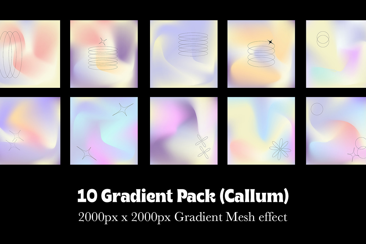 Callum | Gradient Graphics, a Pattern Graphic by Two Sleepy Heads Studio (Photo 1 of 4)