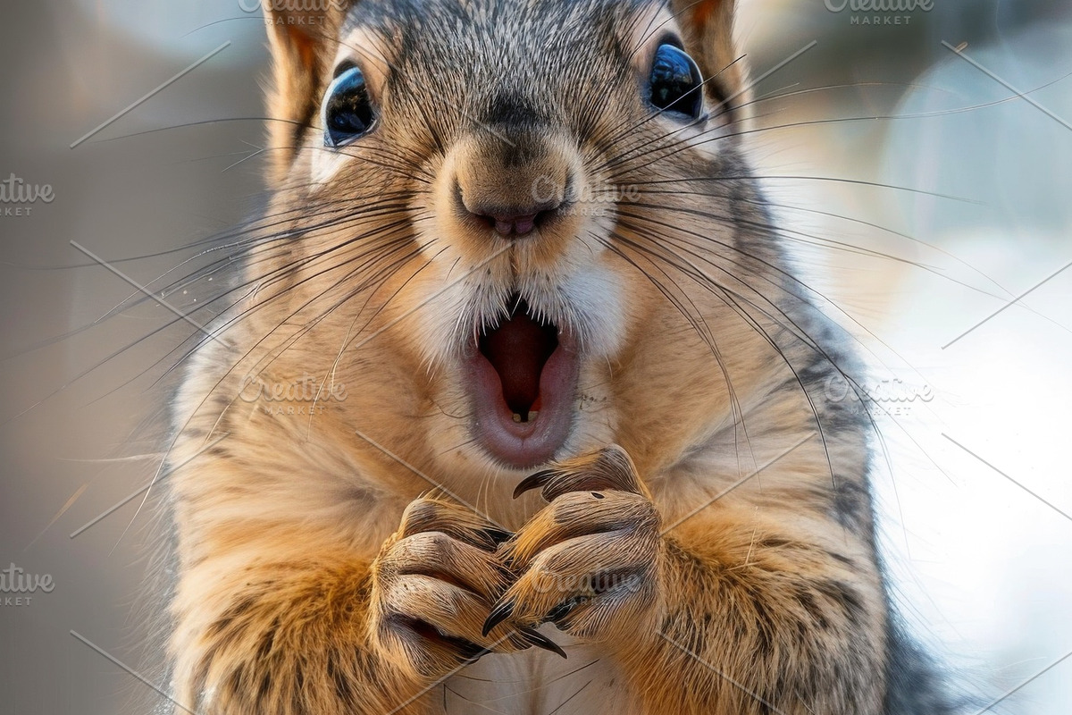 236 surprised animals, an Animal Photo by Handmadefont (Photo 172 of 241)