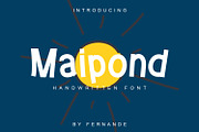 Maipond – Playful Handwritten Font, a Handwritten Font by Fernande (Thumbnail 1 of 5)