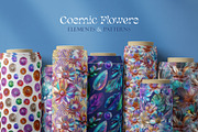 Cosmic Flowers, a Pattern Graphic by Tiger and Flower (Thumbnail 11 of 18)