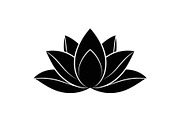 Lotus Flower Vector Icon Bundle, an Illustration by yasushie (Thumbnail 16 of 51)