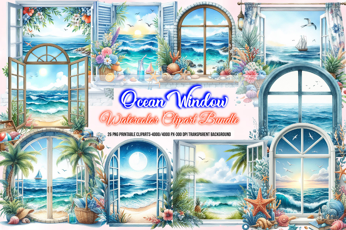 Mega Watercolor Clipart Bundle, a Seasonal Illustration by Craft Nest (Photo 13 of 20)